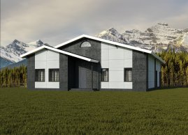 Фиброцементный сайдинг Roofas Board Wood Антрацит