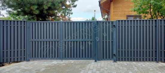 Ворота распашные Stynergy Премиум под заполнение 4000х1900 мм