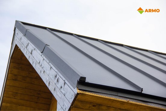 Самозащелкивающаяся кровля ARMO Rooftop Бархат Zn180