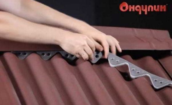 Заполнитель карниза Ондулина Смарт