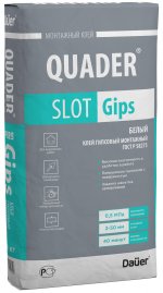 Клей гипсовый QUADER SLOT Gips монтажный