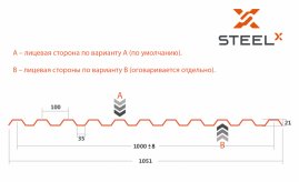 Профнастил C21 SteelX SKARDEX matt