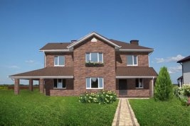 Фасадная плитка Технониколь Hauberk кирпич Бельгийский 1
