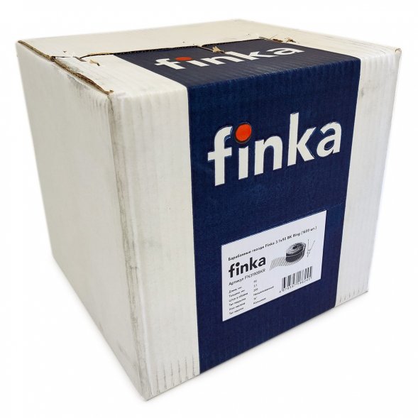 Барабанные гвозди Finka 3,1х90 BK Ring (1600 шт)