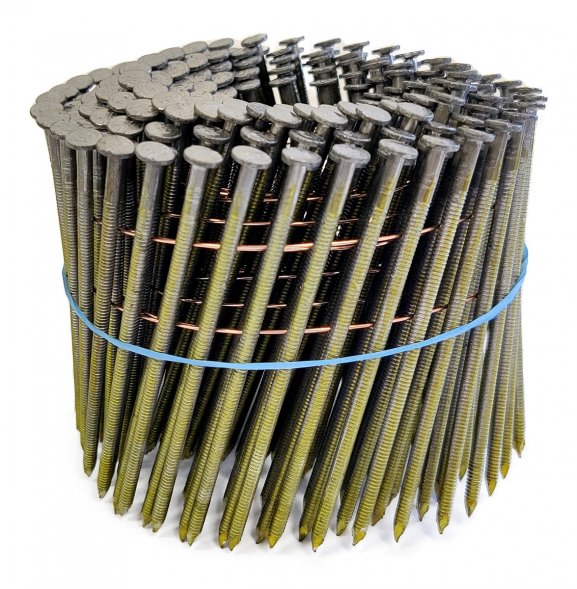 Барабанные гвозди Finka 3,1х90 BK Ring (1600 шт)