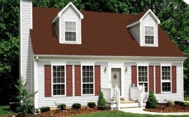 Гибкая черепица Certainteed Landmark cottage red уцененный