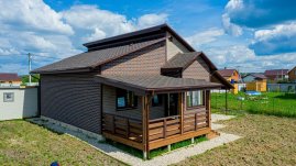 Фасадная плитка Технониколь Hauberk кирпич Баварский 1