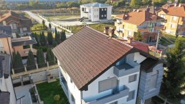 Керамическая черепица Mladost Континентал ЛЮКС коричневый