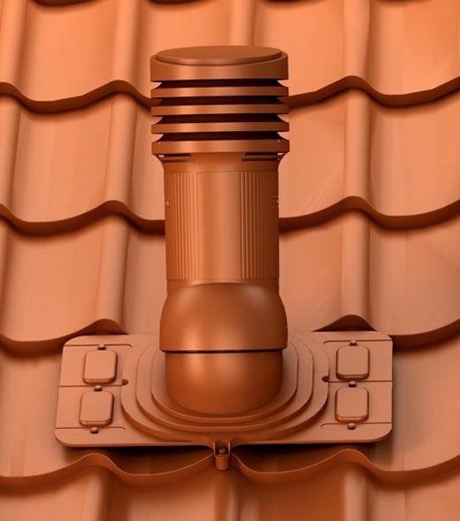 Вентиляционный выход Wirplast WiroVent EVO Е22(изолированный)
