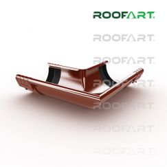 Наружный угол 90 град. водостока Roofart 150/100 мм