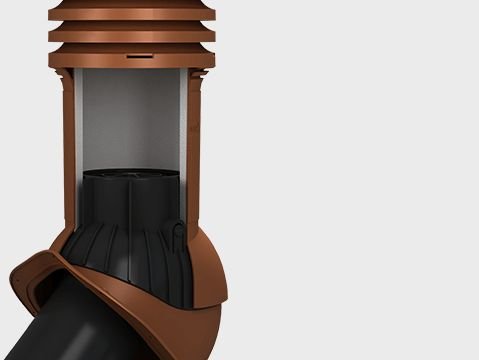 Вентиляционный выход Wirplast WiroVent EVO Е34(изолированный) 