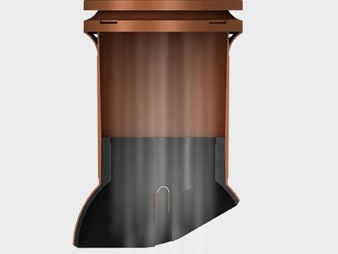 Вентиляционный выход Wirplast WiroVent EVO Е38(изолированный)