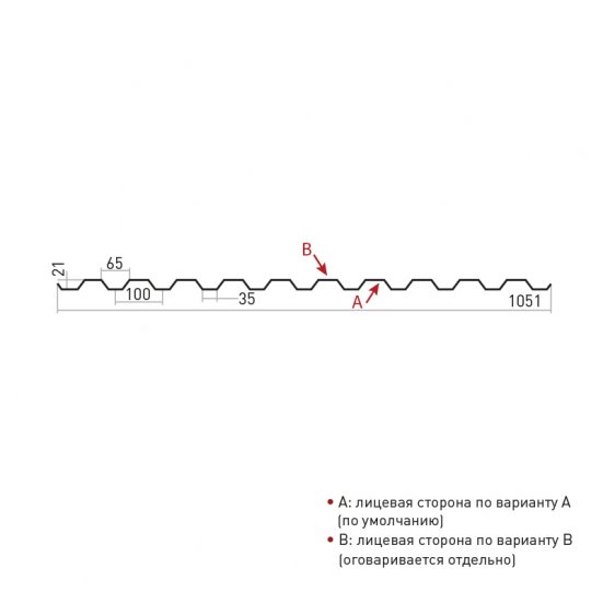 Профнастил С21 Стинержи Стальной Кашемир 0,5 мм