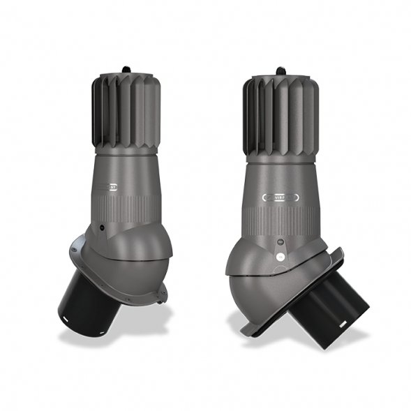 Вентвыход Роторный WiroVent EVO T02-PP неизолированный для готовой гибкой битумной кровли