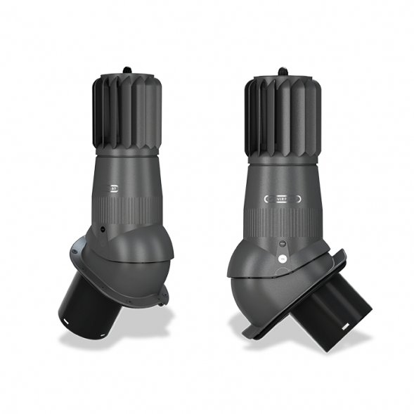 Вентвыход Роторный WiroVent EVO T02-PP неизолированный для готовой гибкой битумной кровли