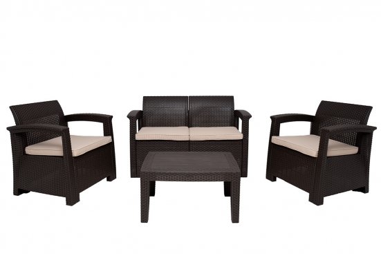 Комплект мебели Rattan Comfort 4 венге