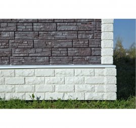 Фасадные панели Grand Line Я-фасад Крымский сланец Premium Acryl уголь