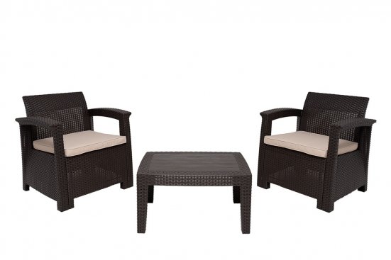 Комплект мебели Rattan Comfort 3 венге