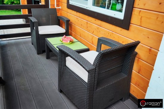Комплект мебели Rattan Comfort 3 венге