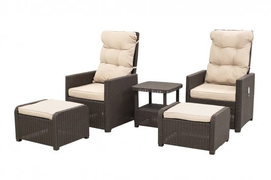 Комплект уличной мебели MANCHESTER OTTO SET 2 венге