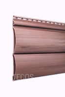 Сайдинг Tecos Natural wood effect Блок-Хаус двойной Канадский дуб