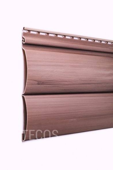 Сайдинг Tecos Natural wood effect Блок-Хаус двойной Канадский дуб