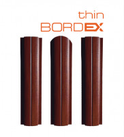 Штакетник SteelX полукруглый Bordex thin SteelArt