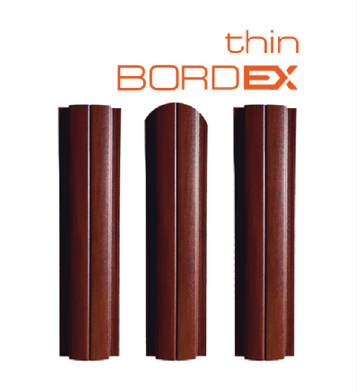 Штакетник SteelX полукруглый Bordex thin SKARDEX