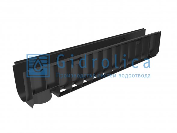 Лоток водоотводный Gidrolica Standart DN100
