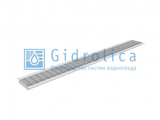 Решетка водоприемная Gidrolica для лотков DN100 длина 1м