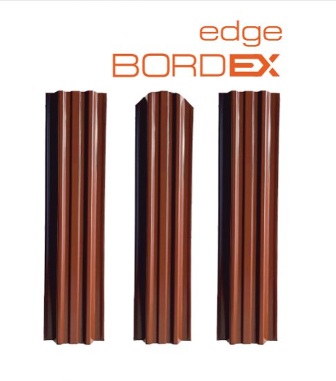 Штакетник SteelX полукруглый Bordex edge SKARDEX Matt