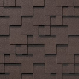 Гибкая черепица Quiet tile Gallery Каштан