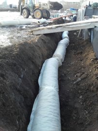 Дренаж без щебня Wellrock 160/350мм, наполнитель импорт