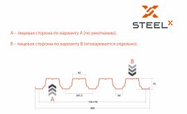 Профнастил Н75 SteelX TIAR35