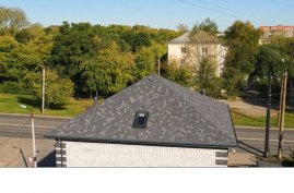 Гибкая черепица Quiet tile Rombica Базальтово серый