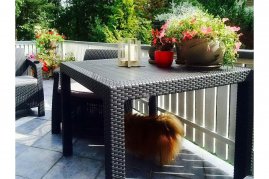 Уличный стол квадратный TWEET Quatro Table