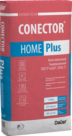 Клей плиточный CONECTOR HOME PLUS Универсальный