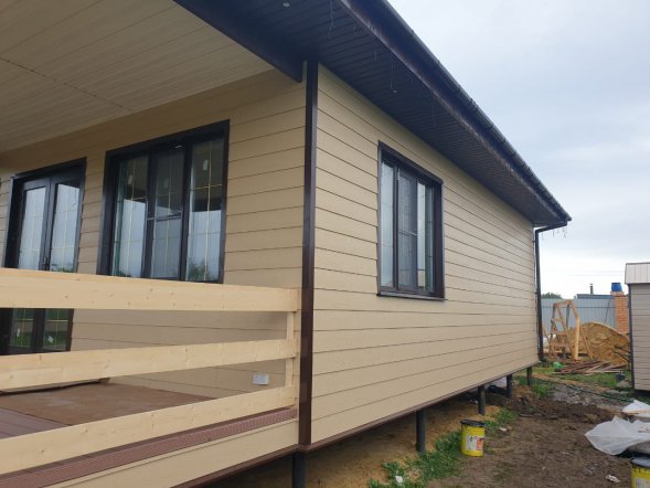 Фиброцементный сайдинг Roofas SIDING Песчаник светлый