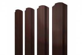 Штакетник Grand Line ​Прямоугольный Фигурный Полиэстер - double