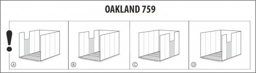 Пластиковый сарай Keter Oakland 759