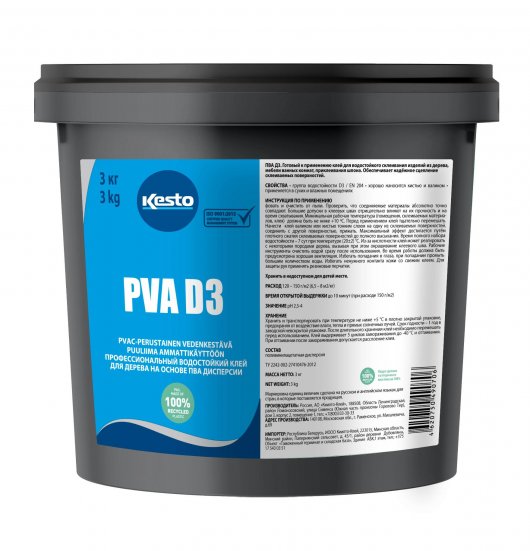 Клей для обоев KESTO PVA D3 (KESTOKOL D300)