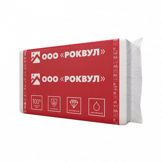 Утеплитель Роквул Каркас Баттс 50x600x1000 мм