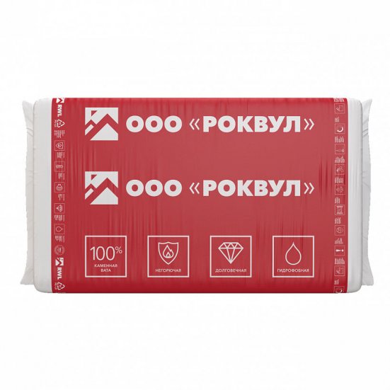 Утеплитель Роквул Каркас Баттс 50x600x1000 мм