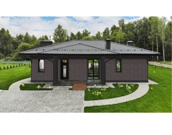 Фасадные панели Grand Line Сланец Design Plus орех