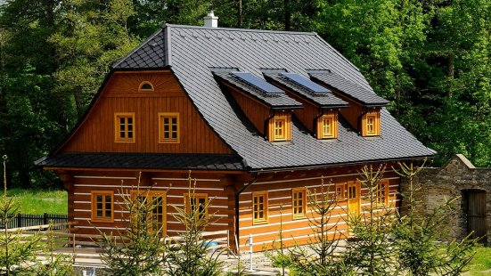 Керамическая черепица BRAAS Изумруд ангоб Антрацит