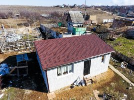 Мягкая кровля Docke Standart Тетрис Красный