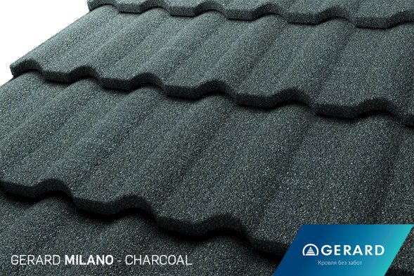 Композитная черепица Gerard Milano Charcoal