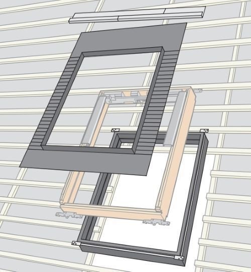 Комплект VELUX гидро-теплоизоляционный BDX 2000 CК02 (55x78) уцененный