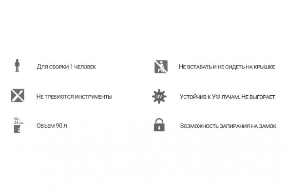 Сундук Toomax WOODY&amp;#039;S 90 л