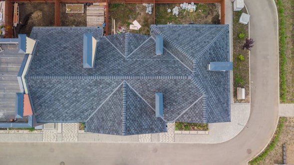 Финская черепица Shinglas Аккорд Серый